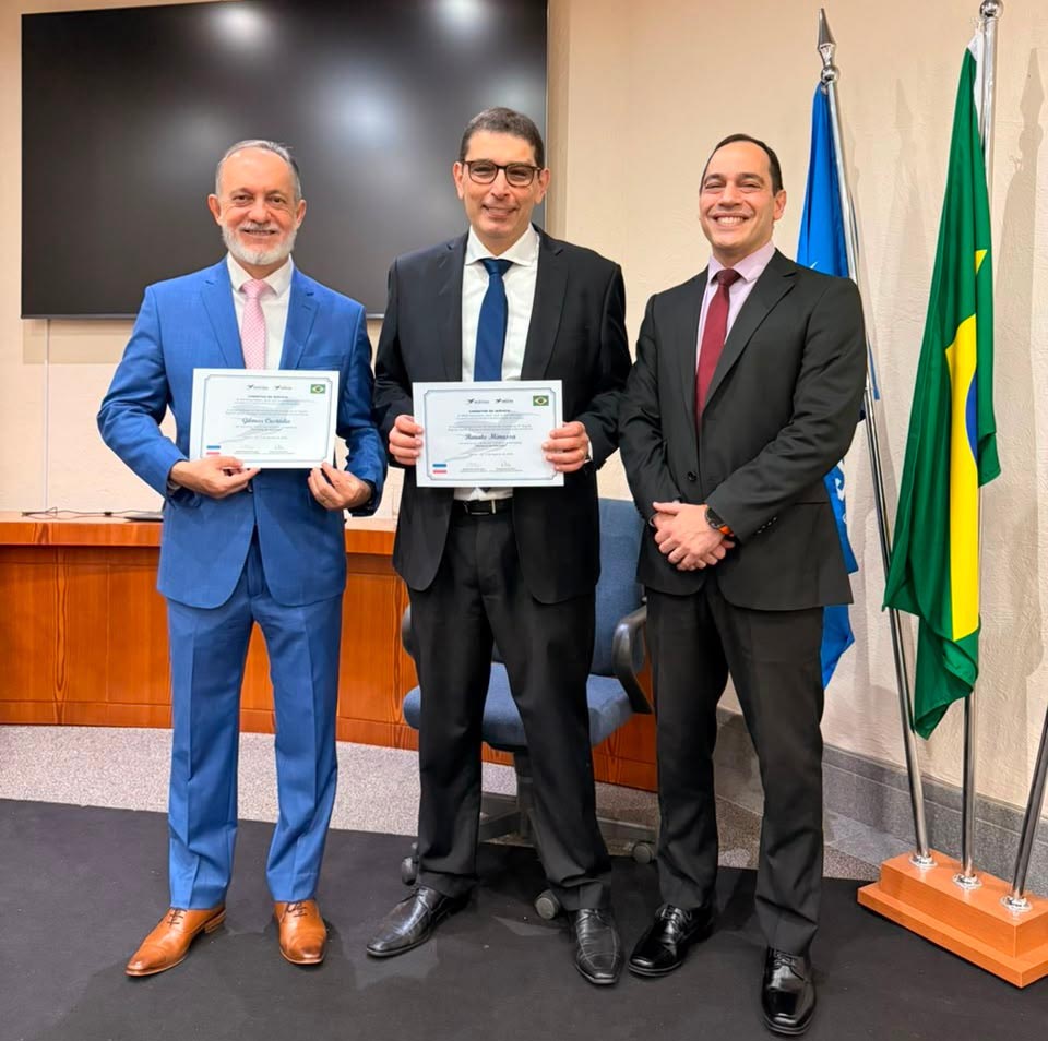 Gilmar Custódio, Renato Minassa e Daniel Cobra de Castro, Diretor Secretário Interventor do CRECI-ES.