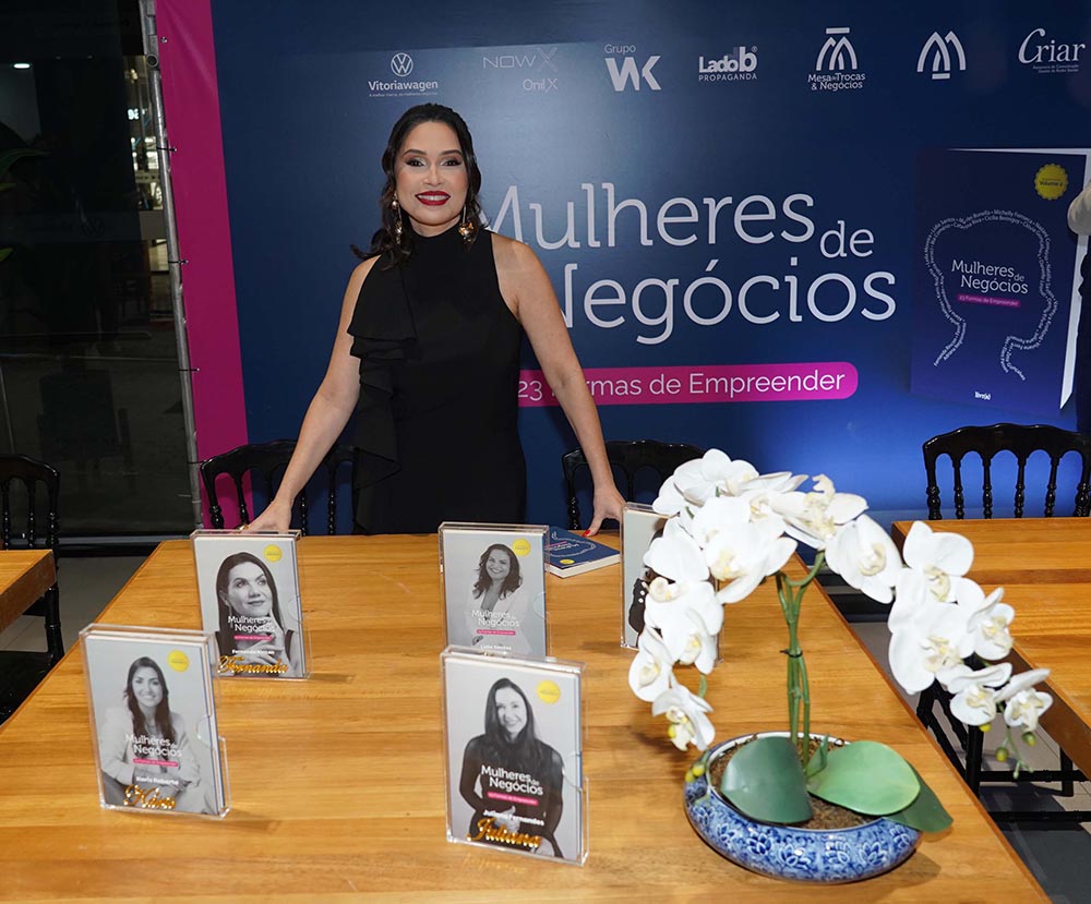 A presidente do Mulheres de Negócios,Elayne Borel