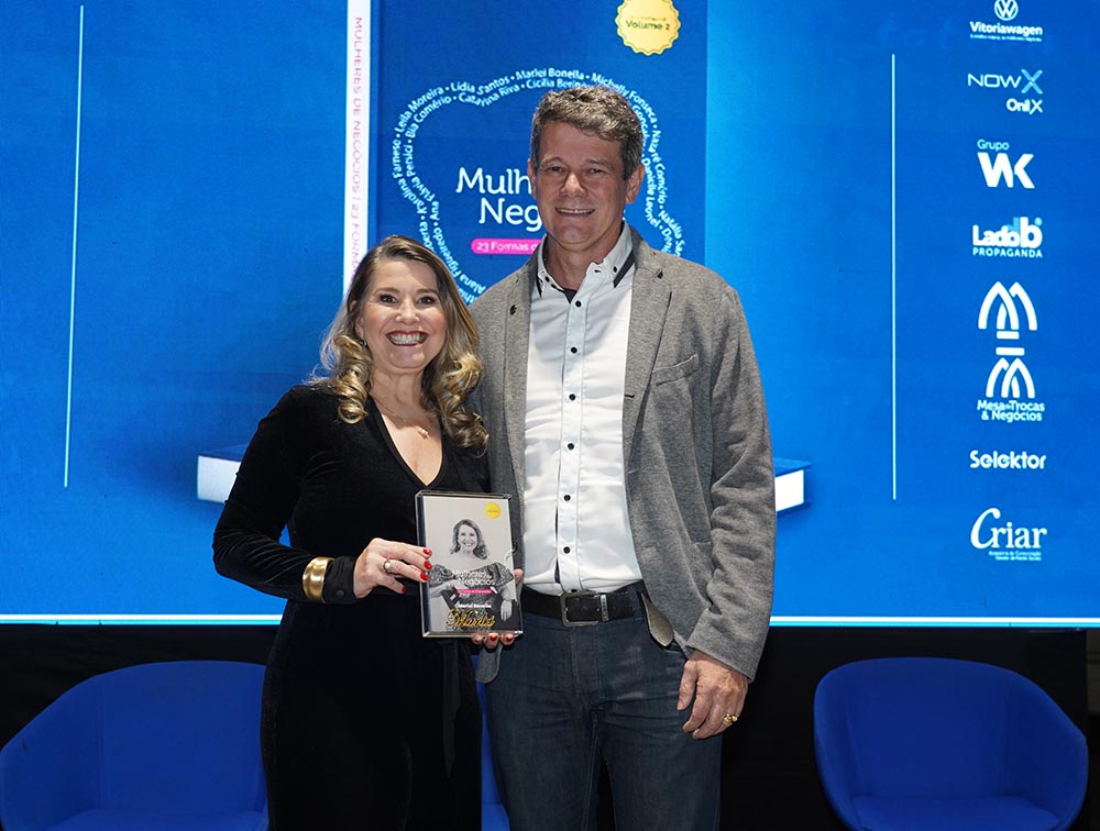 Marley Bonella e o marido Rogério