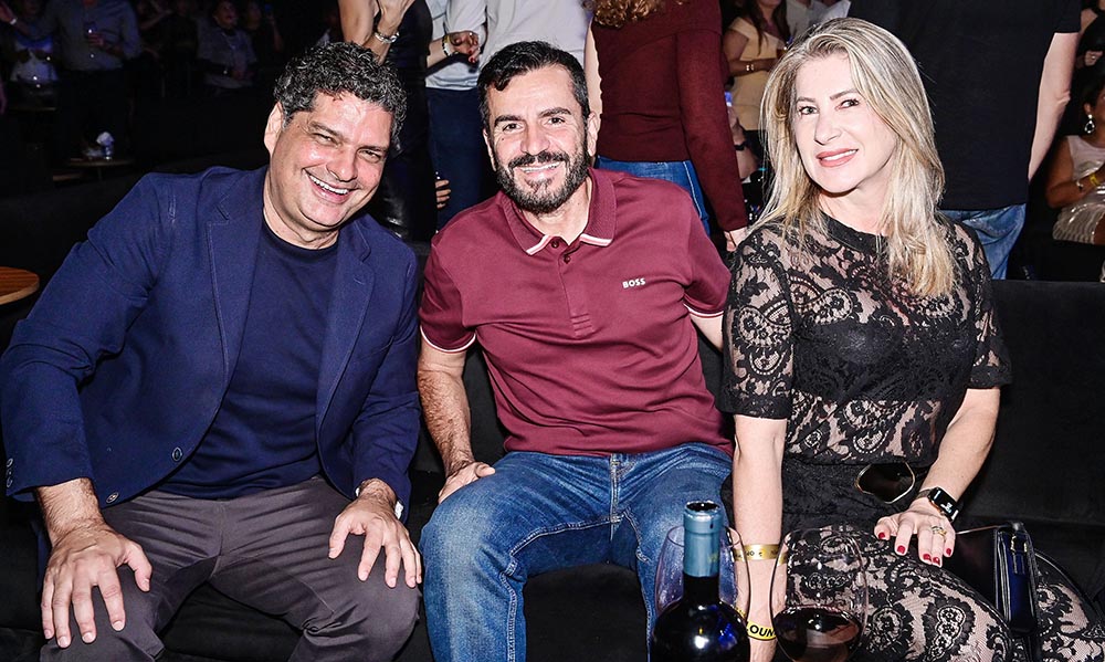 Patrick Ribeiro , Givaldo Vieira e Andressa Possoli