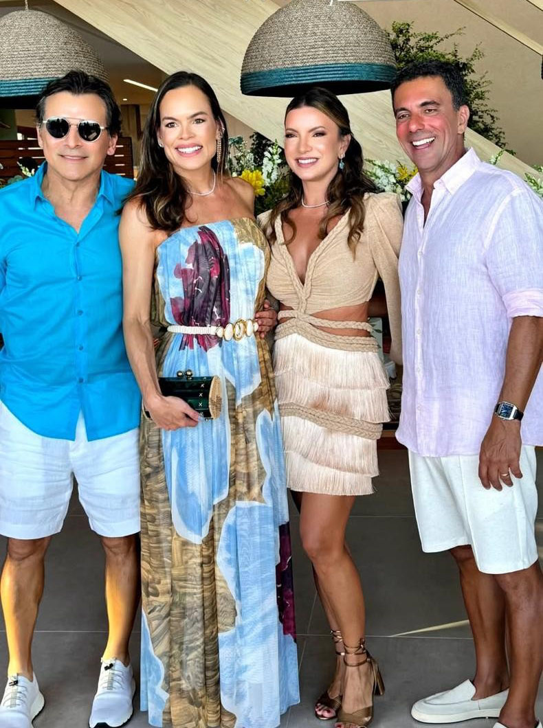 A família Castro, Patrícia, Victoria, Léo Castro e Bernardo _Divulgação