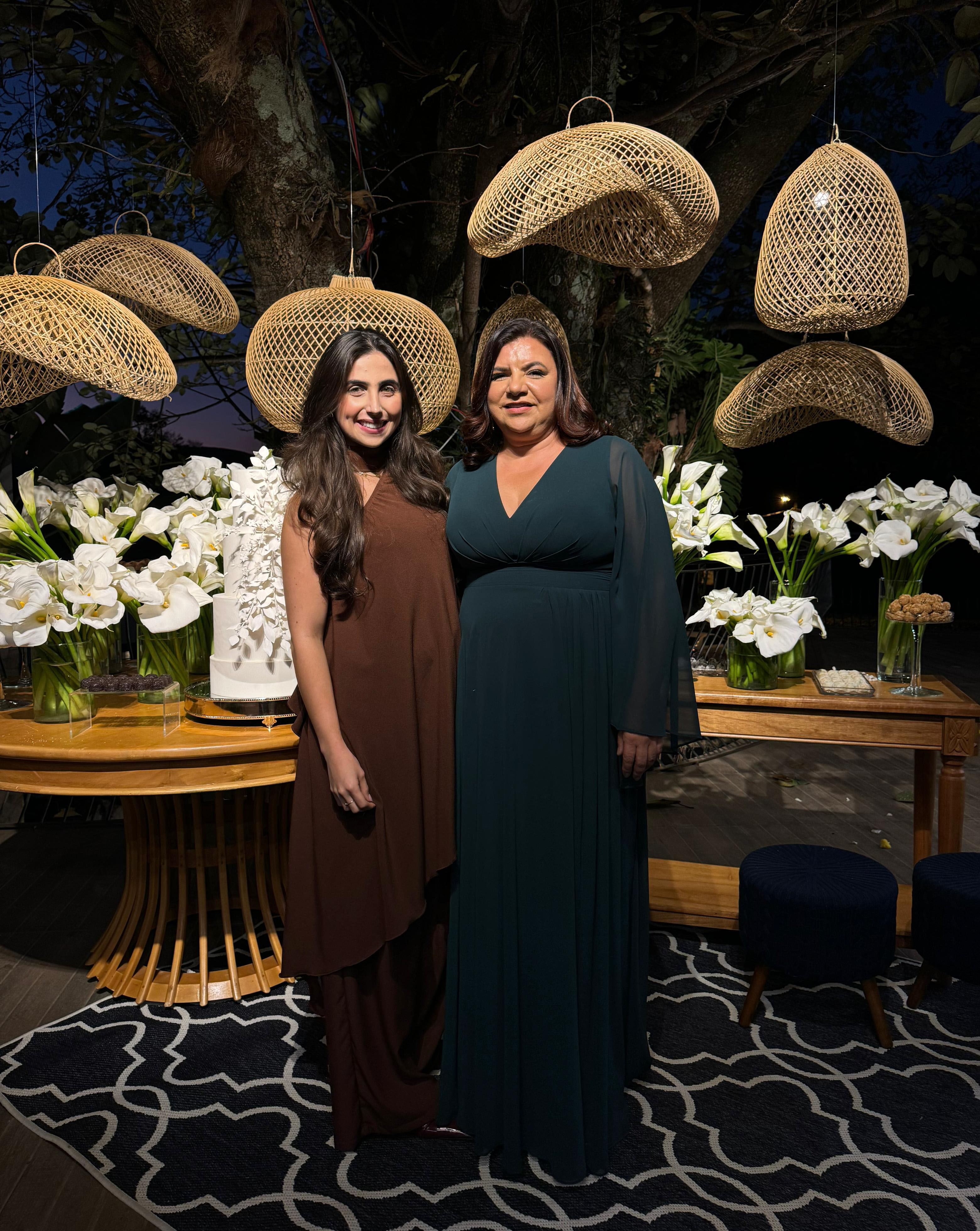 Maria Augusta Thomaz e Leci Gonçalves, mãe e filha que assinam juntas mais um sonho realizado no Cerimonial Thomaz, em Irupi