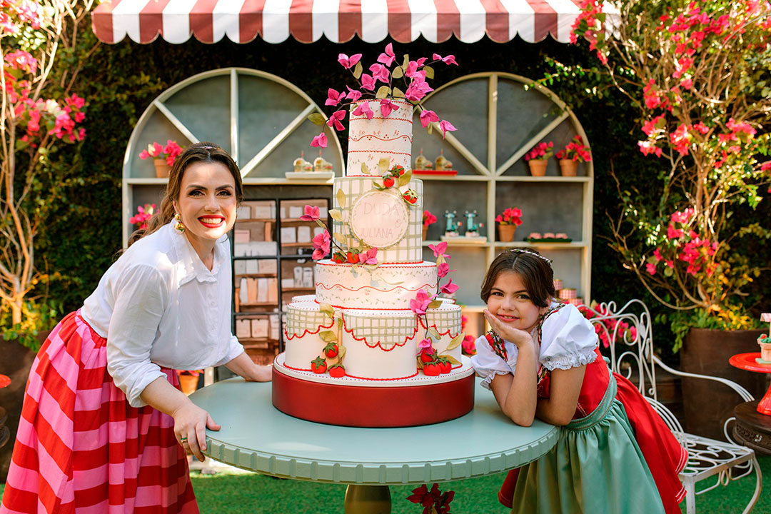 Juliana Marculano e a filha Maria Eduarda