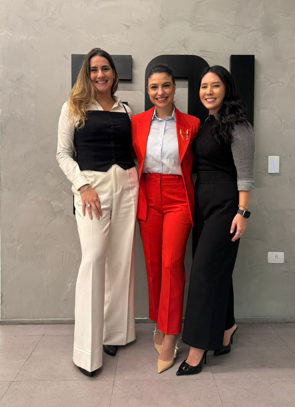 Aline Bagnato, Amanda Martins e Keiko Tominaga