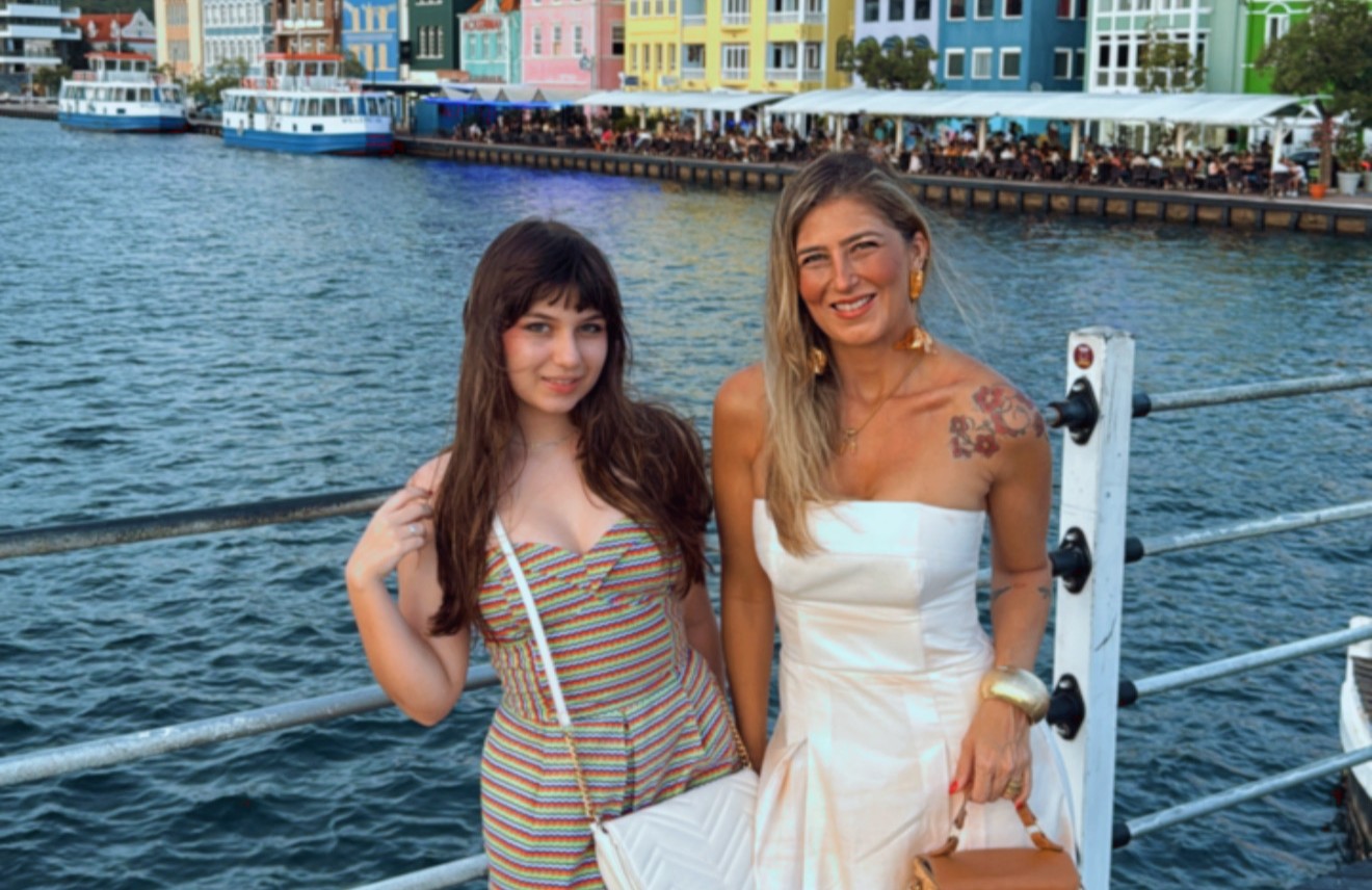 Comemorando aniversário no Caribe