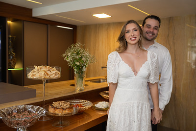Os noivos, Tainá e Antonio