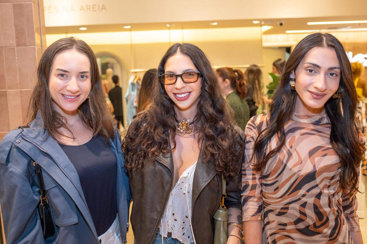 Letícia Novais, Amanda Reblin e Jean Sarnaglia
