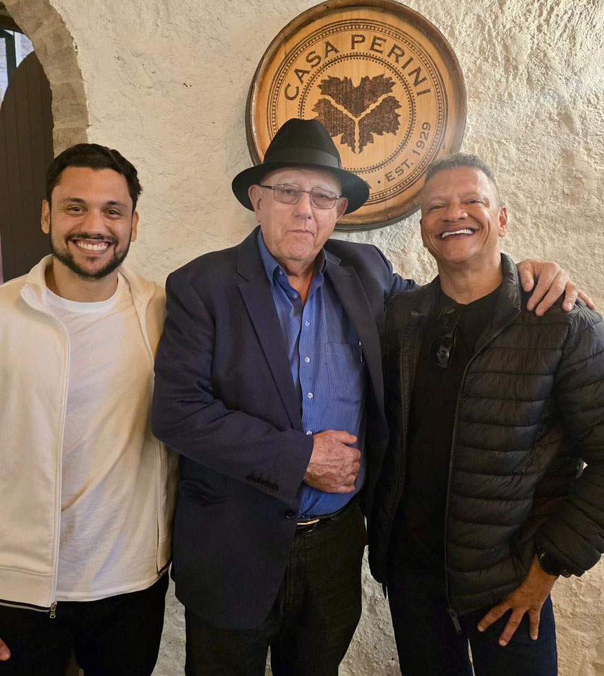 Victhor Alves, Benildo Perini e Géssio Oliveira