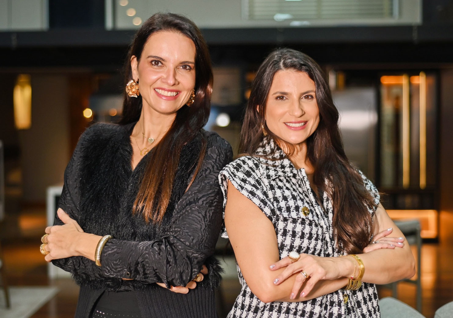 Denise Póvoa e Lurdinha Perovano