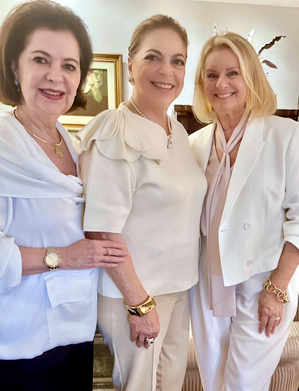 Gracinha Sarkis, Letícia Pernambuco e Solange Herkenhoff