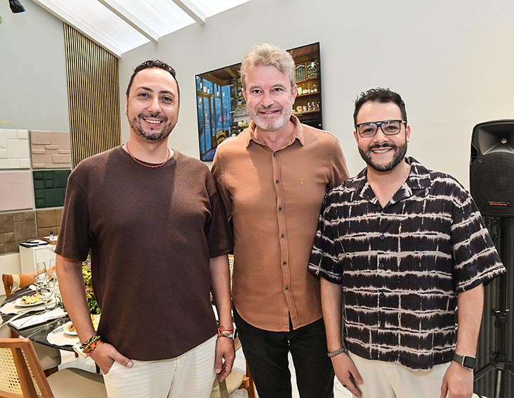 Zeh Pantarolli, Nivaldo Reiter e Diego Miranda
