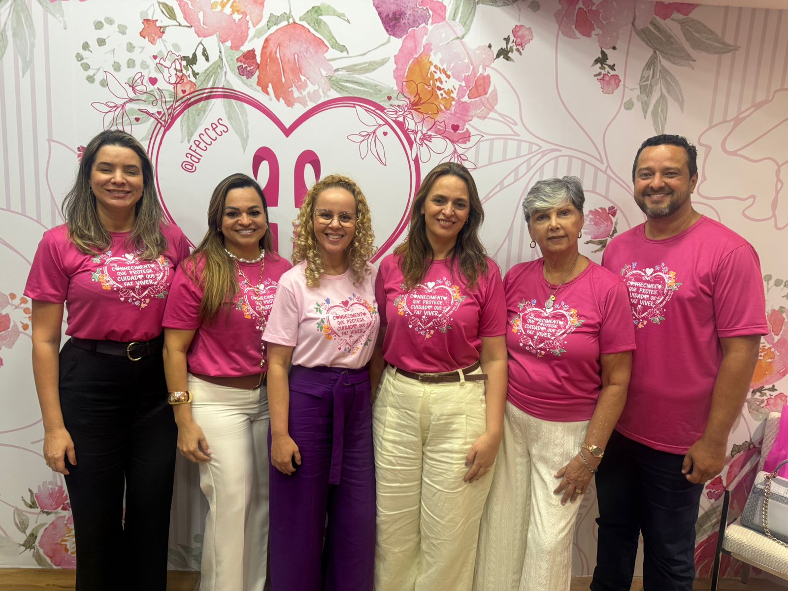 Graziela Veloso, Simone Duarte, Renata Louzada, Beatriz Zandonade, Léa Regina Penedo Gonçalves e Franco Caires _ Divulgação
