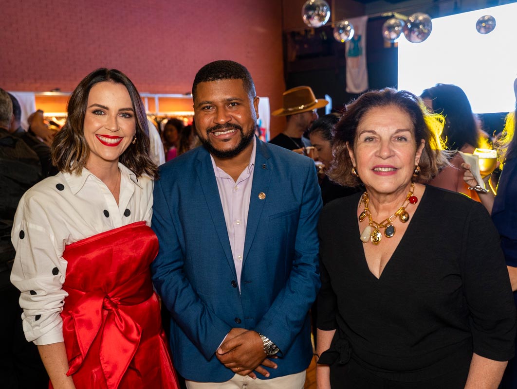 Thais Gois, Sedeney Tavares e Anette Musso, elas, idealizadoras do evento