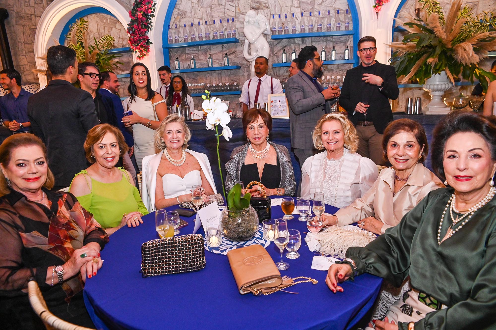 Hélvia Abaurre, Sonia Abelha, Gracinha Nader,Alzira Torres,Solange Herkenhoff, Soeli Gama e Dalva Carone