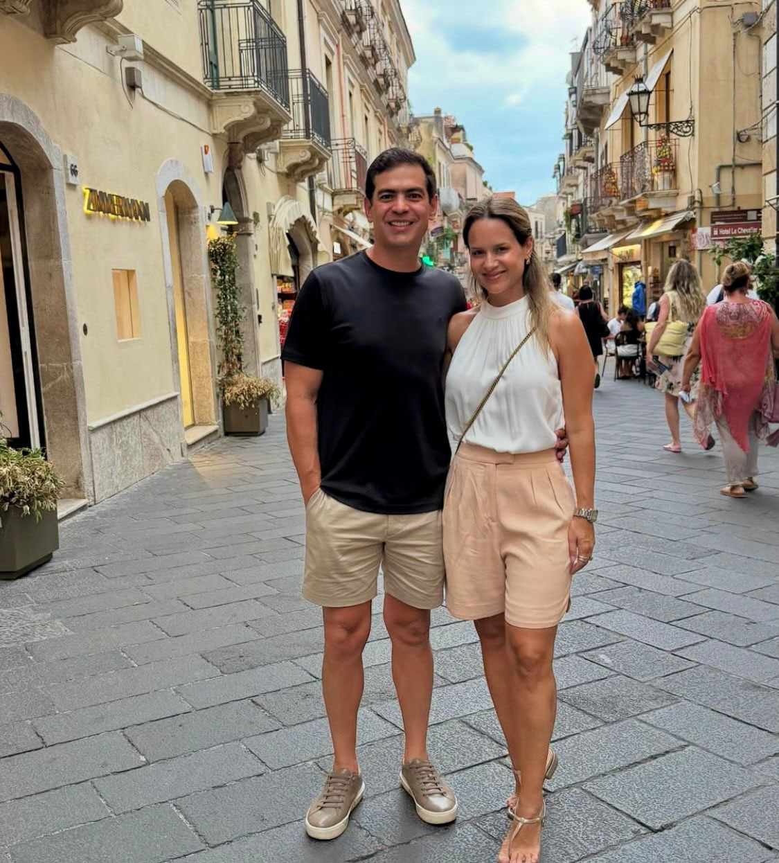 Scandar Nemer e Janaína Pimentel