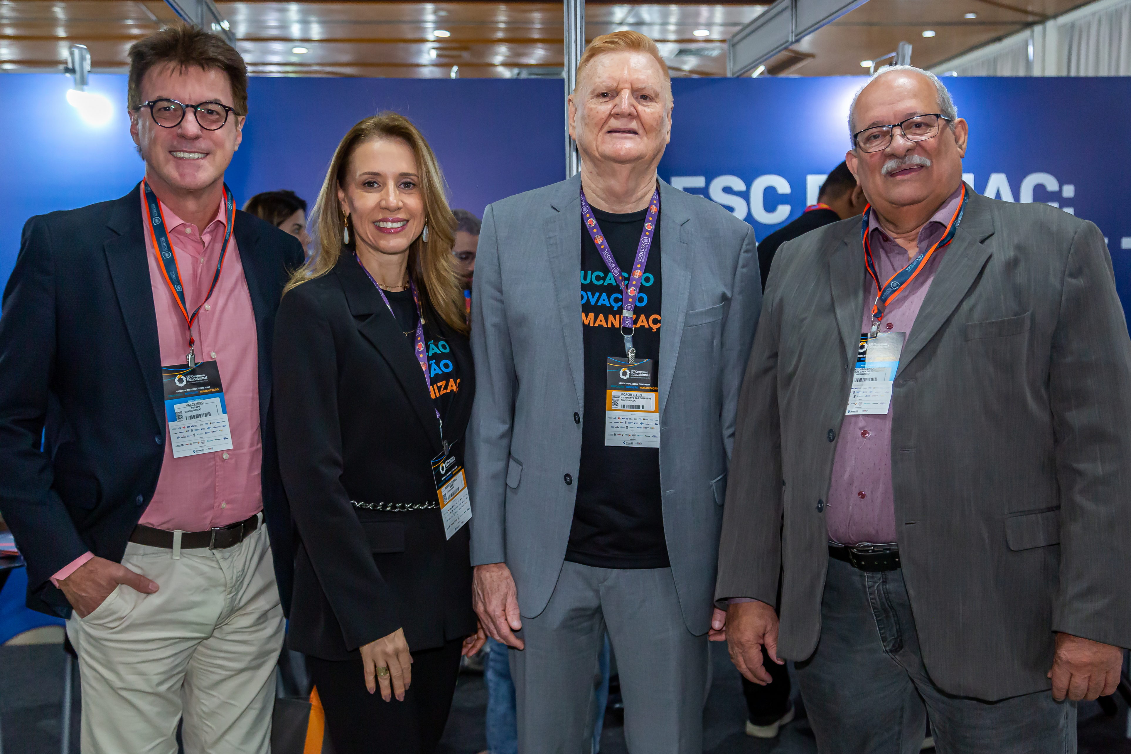 Valcemiro Nossa, Roberta Bonelli, Moacir Lellis e Antônio Eugênio Cunha