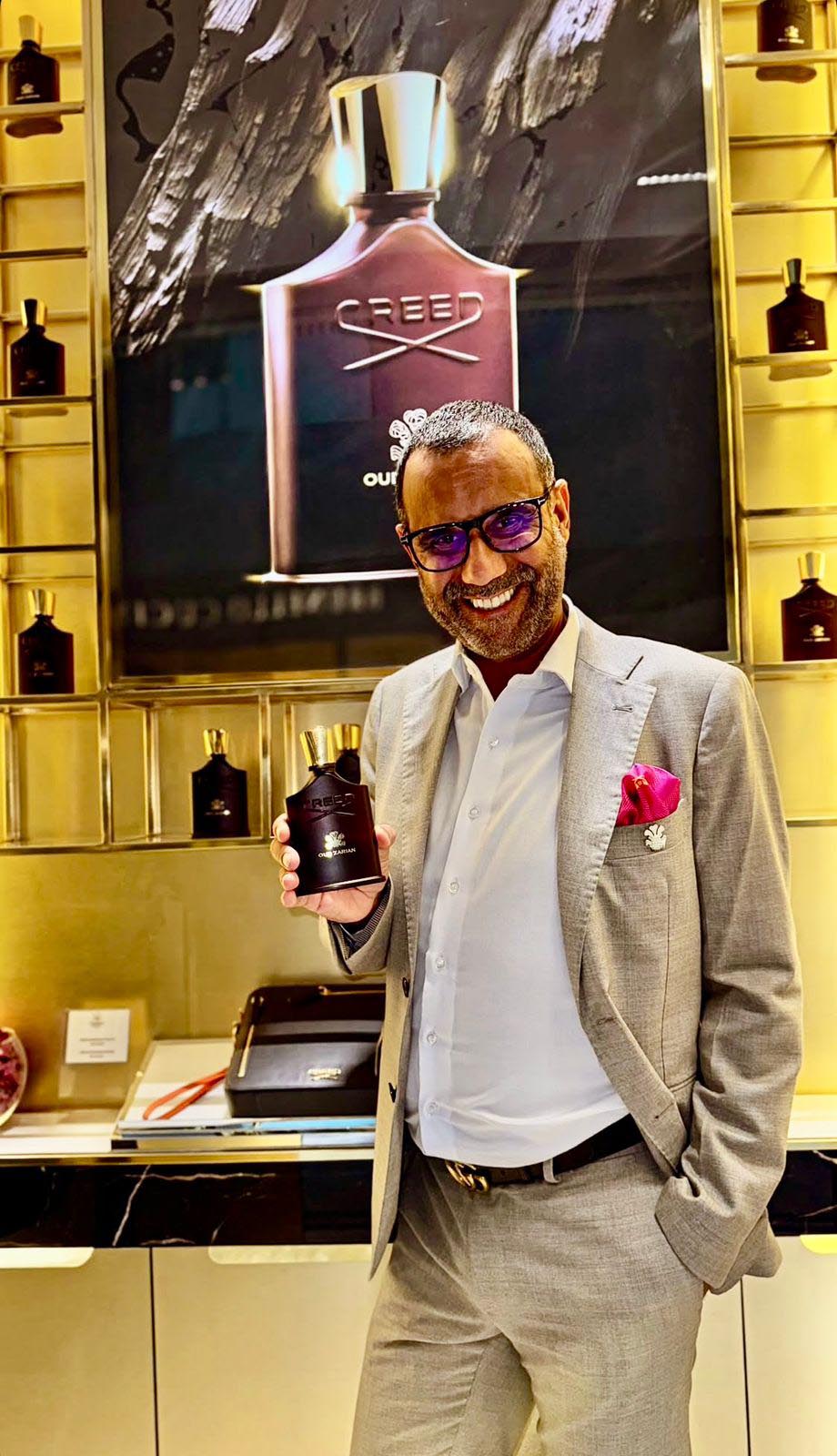 Well Santiago no jantar de lançamento da nova fragrância da THE HOUSE OF CREED, OUD ZARIAN!