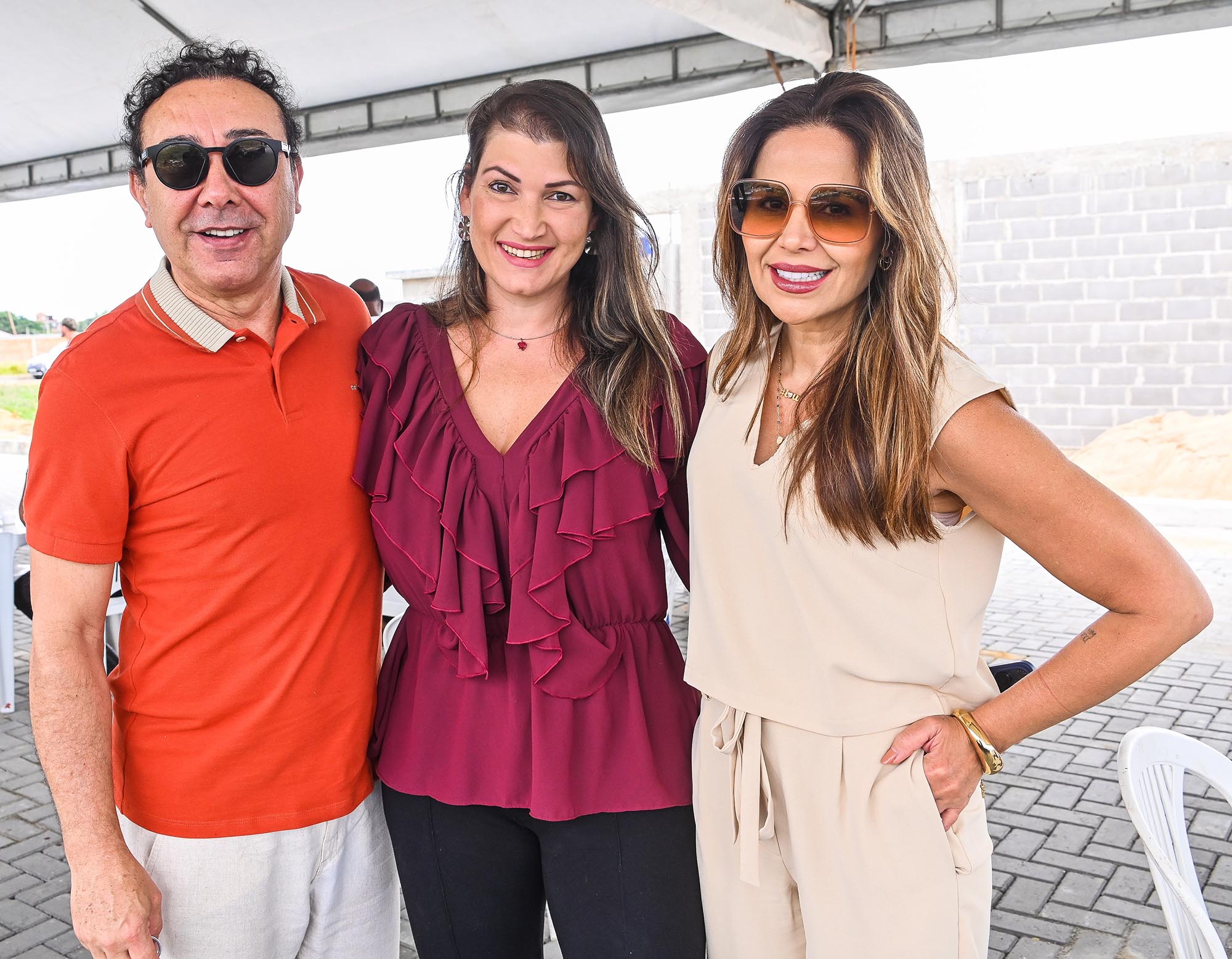 Marcelo Ribeiro, Juliana Botelho e Viviane Anselmé