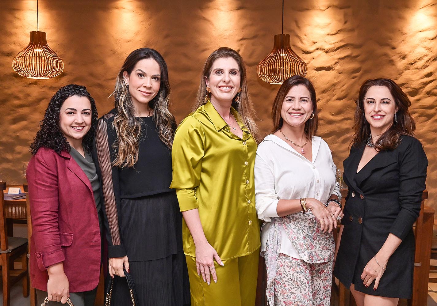 Juliana Pontini, Tatiana Vilela, Tatiana Puppim, Diana Faltz e Polyana Mariani