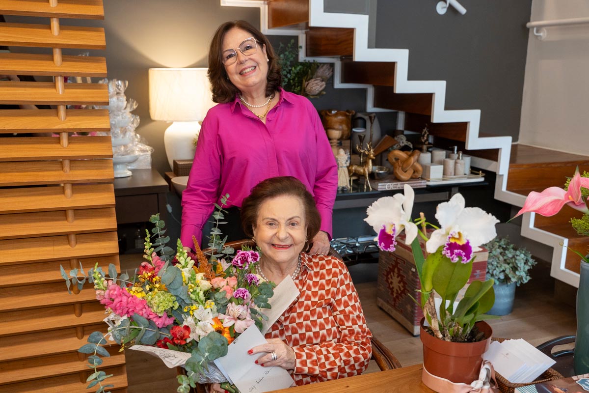 Andreza Vilella e sua mãe Odely