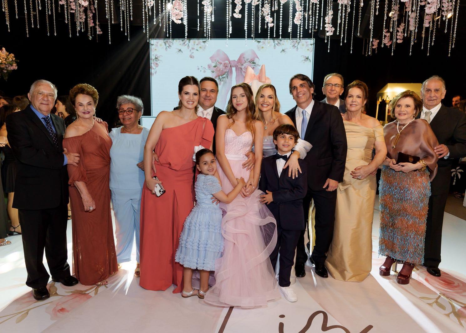 Liz e familiares