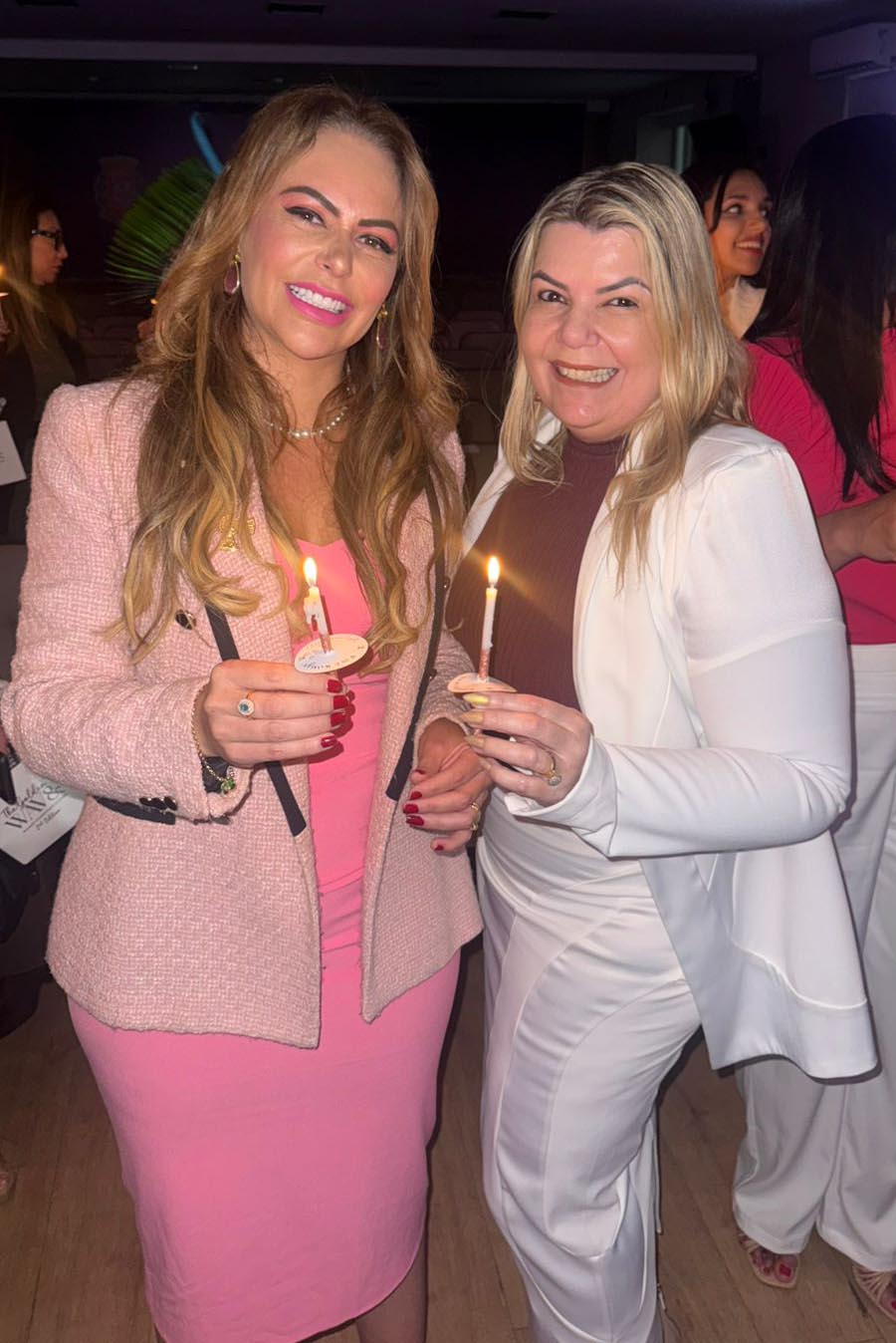 A primeira-dama da cidade de São Paulo, Regina Nunes com nossa Fernanda Prates