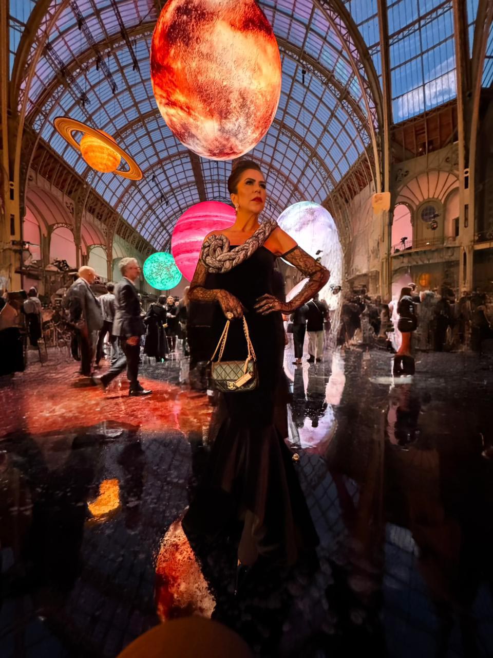Raigna Vasconcelos no Paris Fashion Week