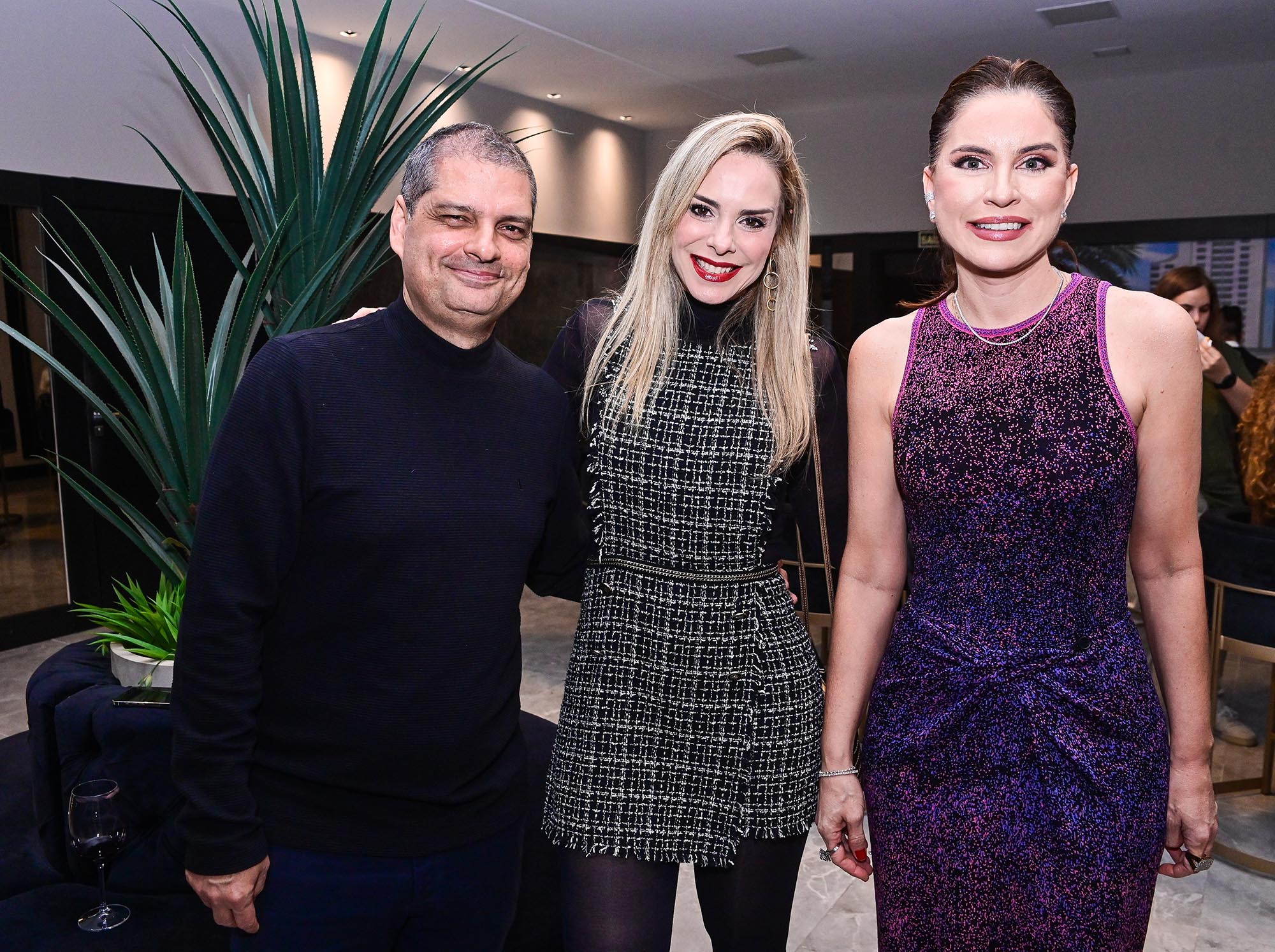 Patrick Ribeiro, Flavinha Mendonça e Debora Veronez