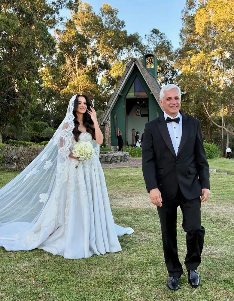 Barbara Loise e seu pai, Carlos Andrade