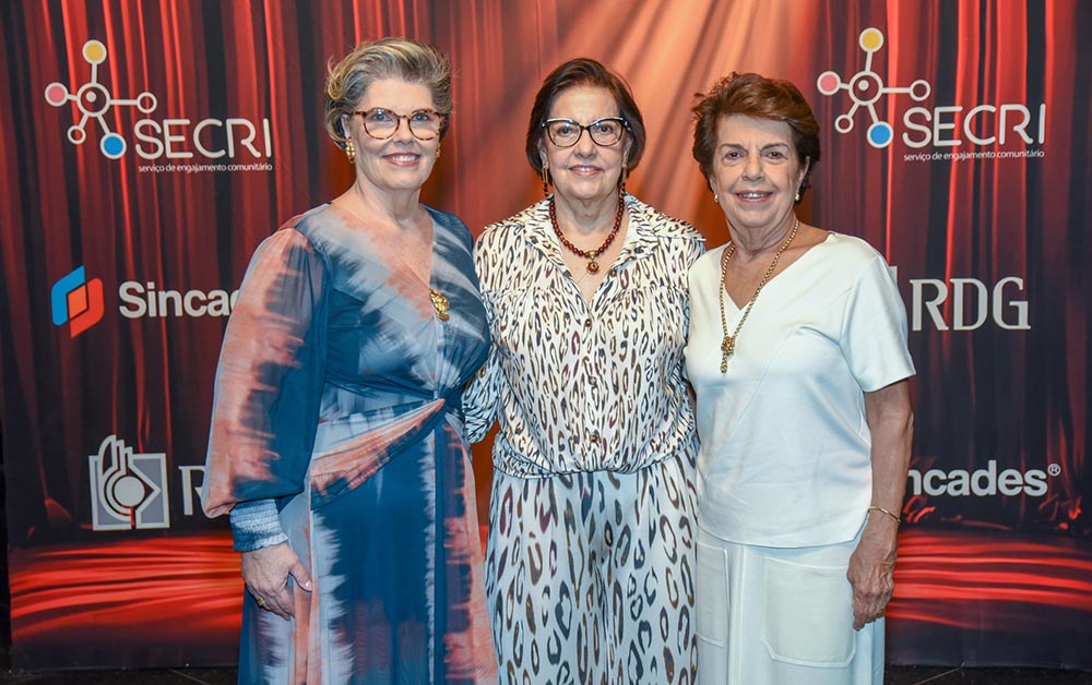 Diretoras do SECRI_ Lucienne Ottaiano, Mariza Cipriano e Maria Ângela Cabra