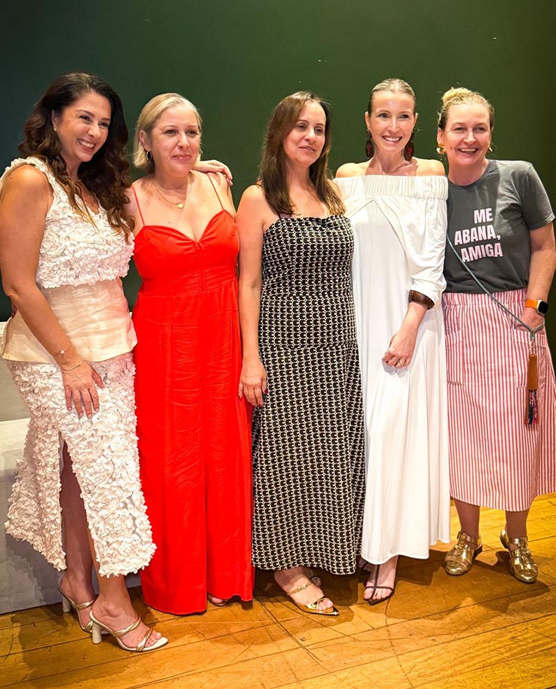 Marianne Assbu, Daniela e Patrícia Maia, Dra Alda Libardi e Vanessa Braun