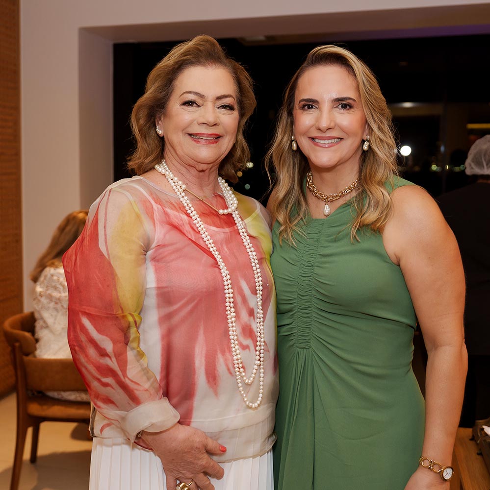 Hélvia Abaurre e Shirley Santos