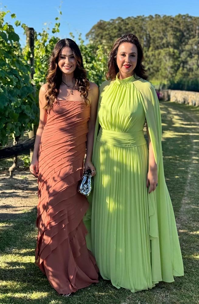 As cunhadas Liege e Andreia Carone