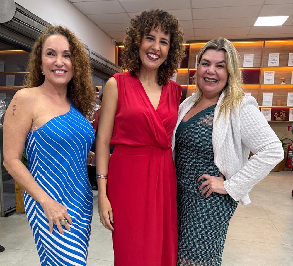 Rogéria Machado, Márla Camilo e Fernanda Prates