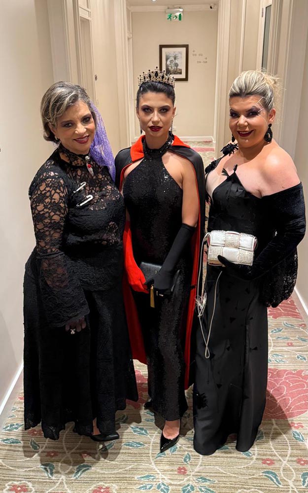 Rose Garcia, Amanda Martins, e Fernanda Prates