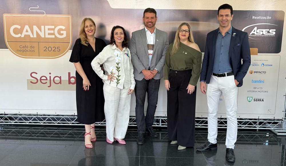 Jaqueline Guerra, Leonelle Lamas, Fabio Junger, Schirley Andressa Zamprogno e Kleber Alves