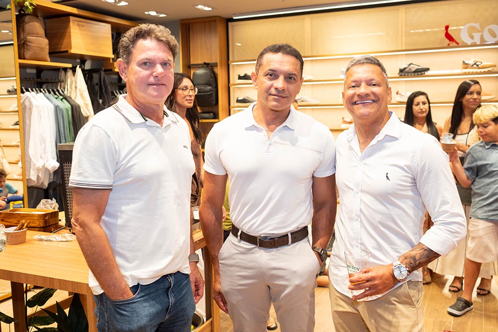 Julio Campagnaro, Sergio Vasconcelos e Gessio Oliveira