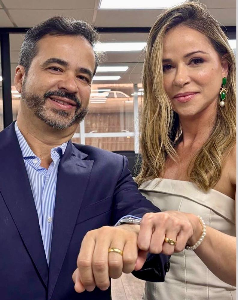 Otávio Mauro Nobre e Ana Paula Galeão