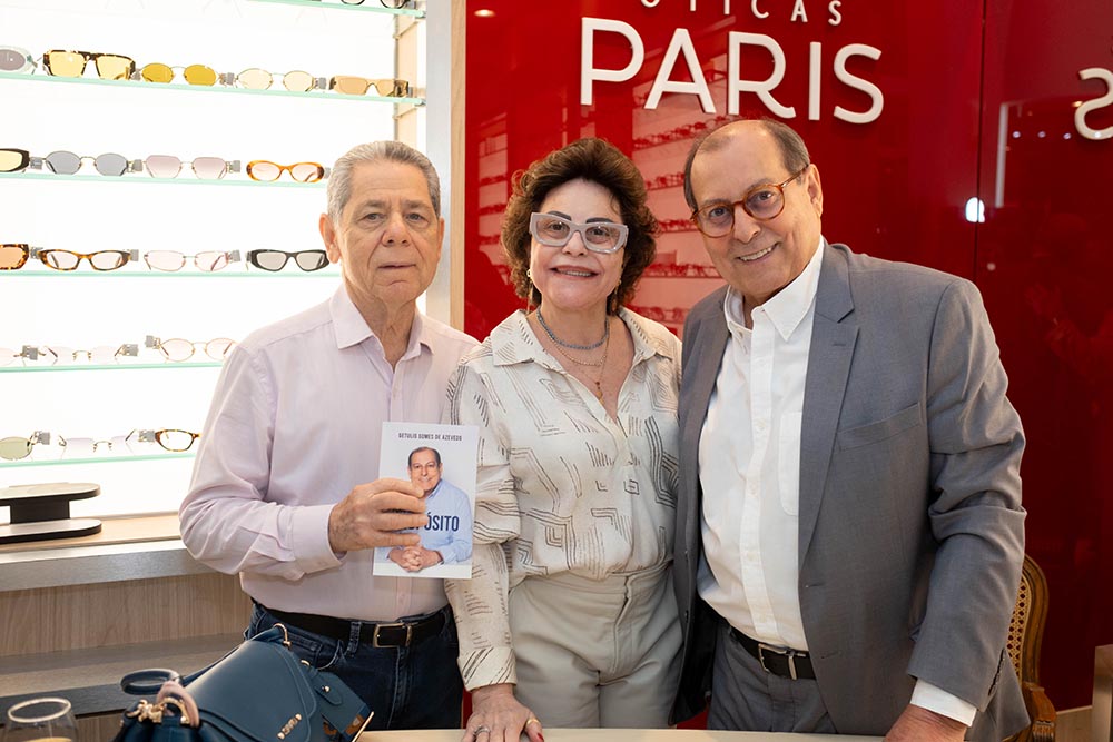 Kamel e Rita Moyses com Getulio