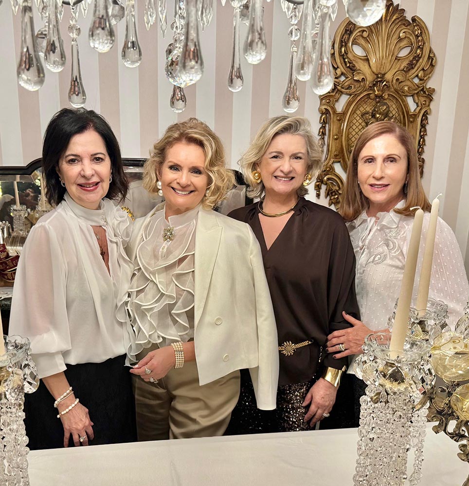 Gracinha Sarkis, Solange Herkenhoff, Gracinha Nader e Mary Helal