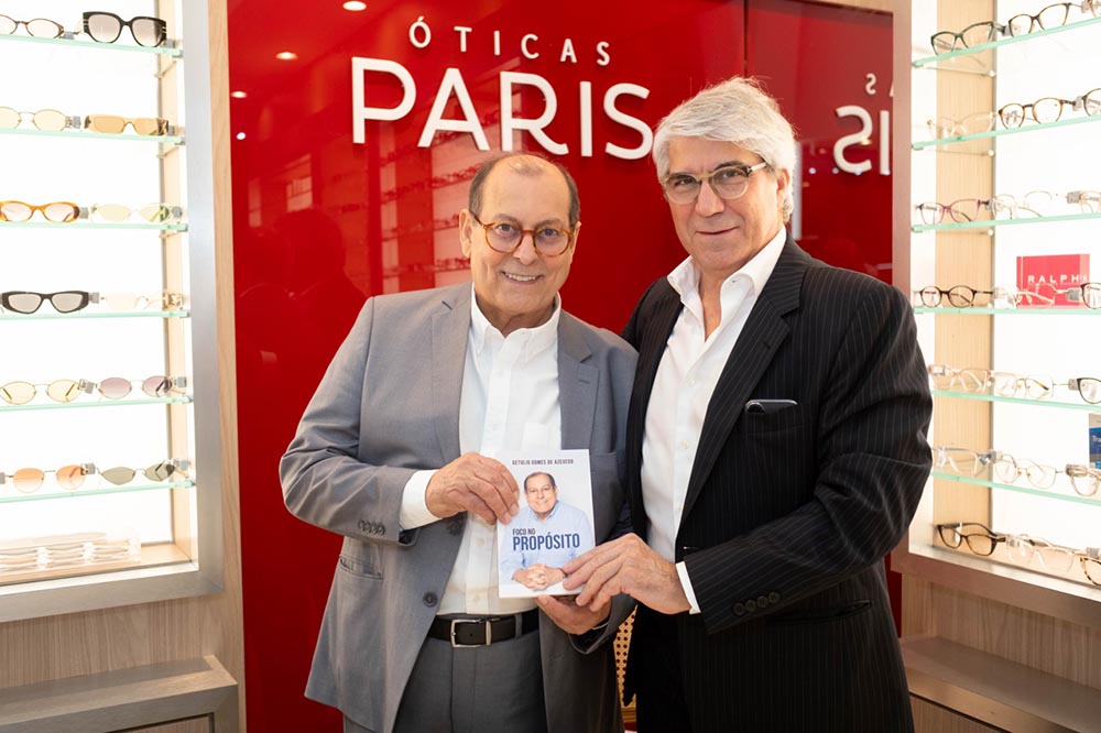 Getulio com Carlos Guilherme, presidente da Marcolin Grande