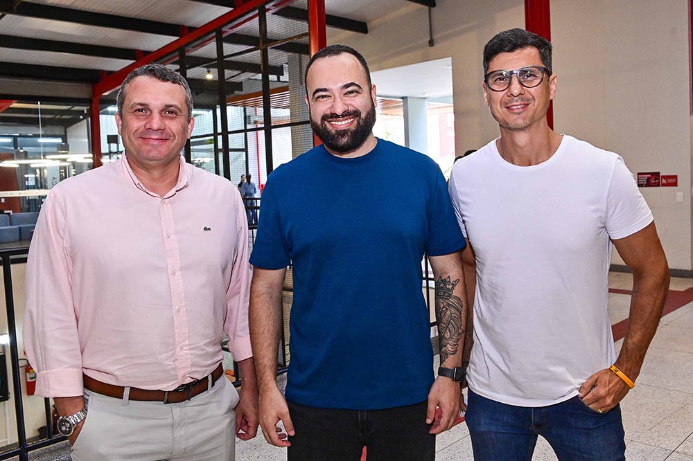 Jeferson Hubner, Renan Hoffmann e Christian Vieira
