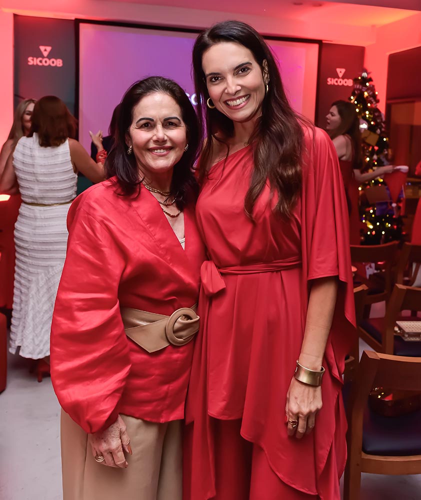 Denise Póvoa e Maria Nazaré Dalvi Comério no encontro da RMN