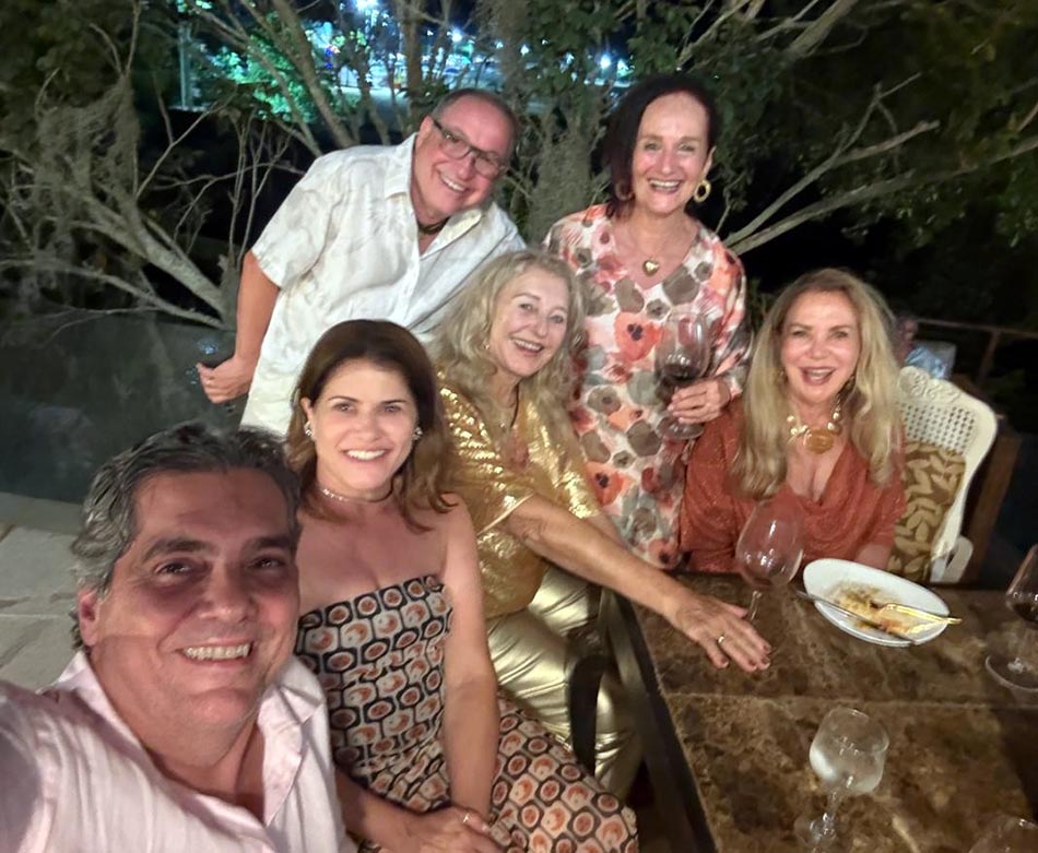 Henrique e Emília Stern, Sandra Atademo, a paulista Tânia Bragança, Silvério e Lucienne de Souza