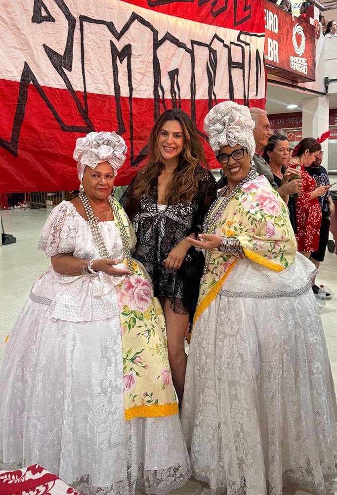 A querida e linda sobrinha Mariana Poubel no ensaio da Salgueiro