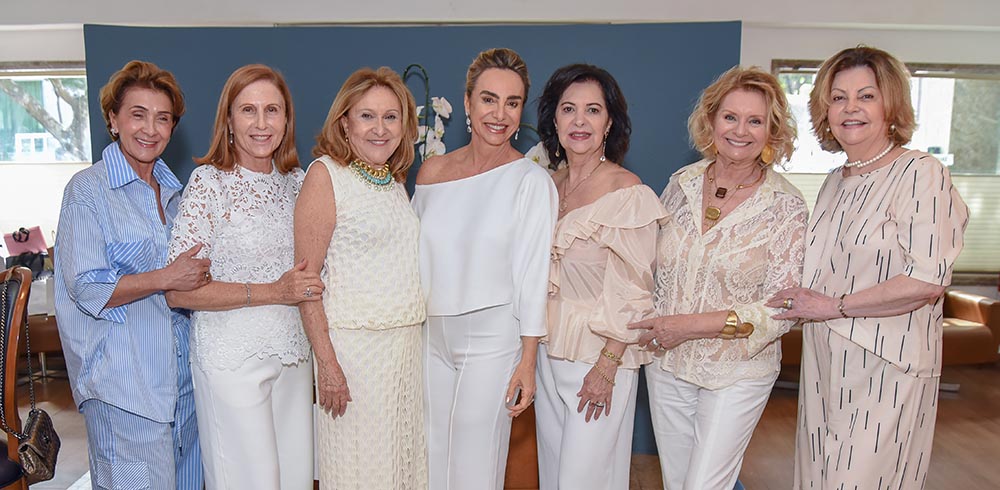 Leila de Paula, Mary Helal , Carlota Gottardi, Renata, Gracinha Sarkis, Solange Herkenhoff e Carmen Prates
