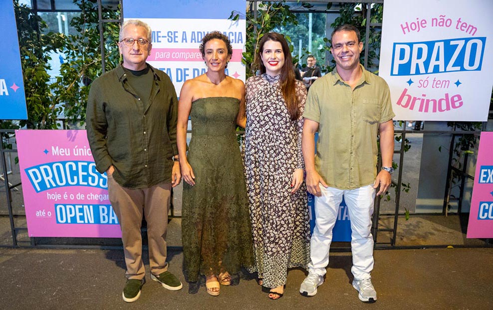 Carlos Augusto da Motta Leal, Erica Neves, Camila Brunhara e Eduardo Santos Sarlo